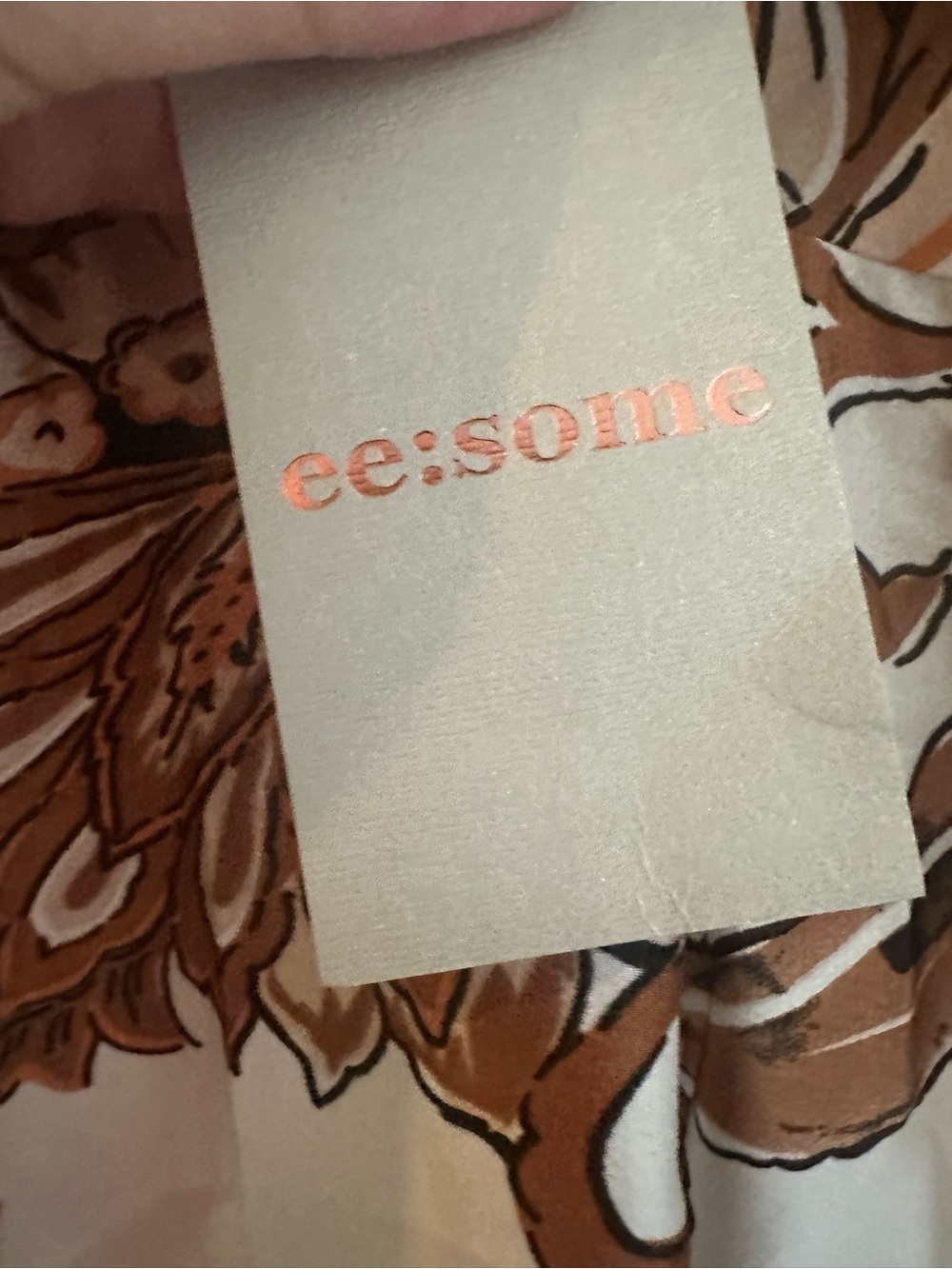 NWT ee:some Boho Wide Leg Romper/Jumpsuit | Size Medium | Floral Print - Picture 7 of 8